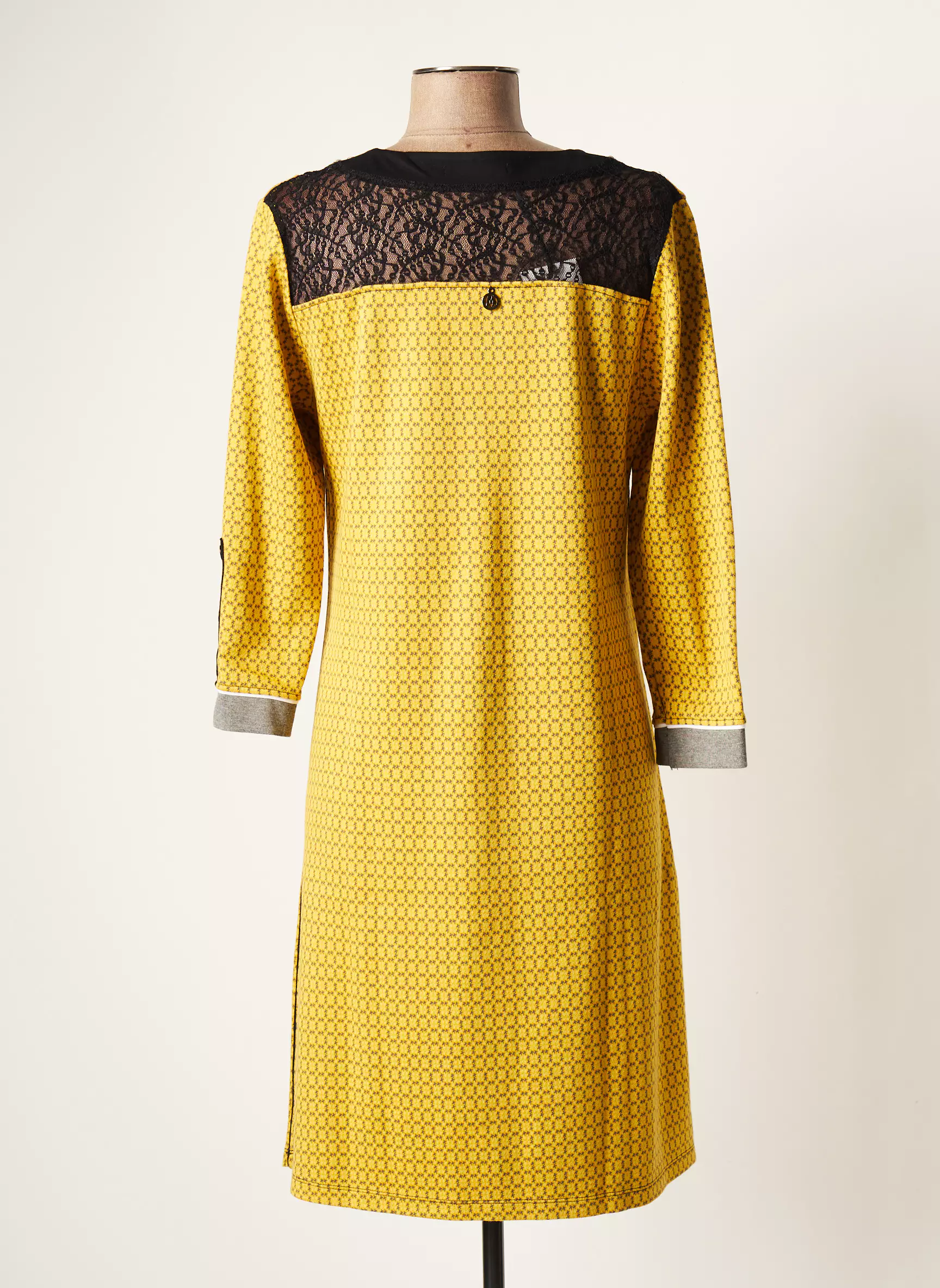 Maloka Robes Mi Longues Femme couleur jaune