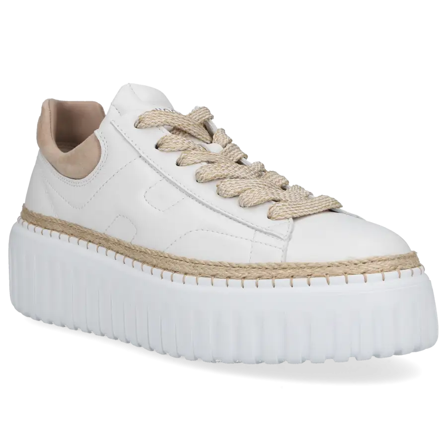 Hogan - Sneaker low Plateau H-STRIPES Kalbsleder - beige