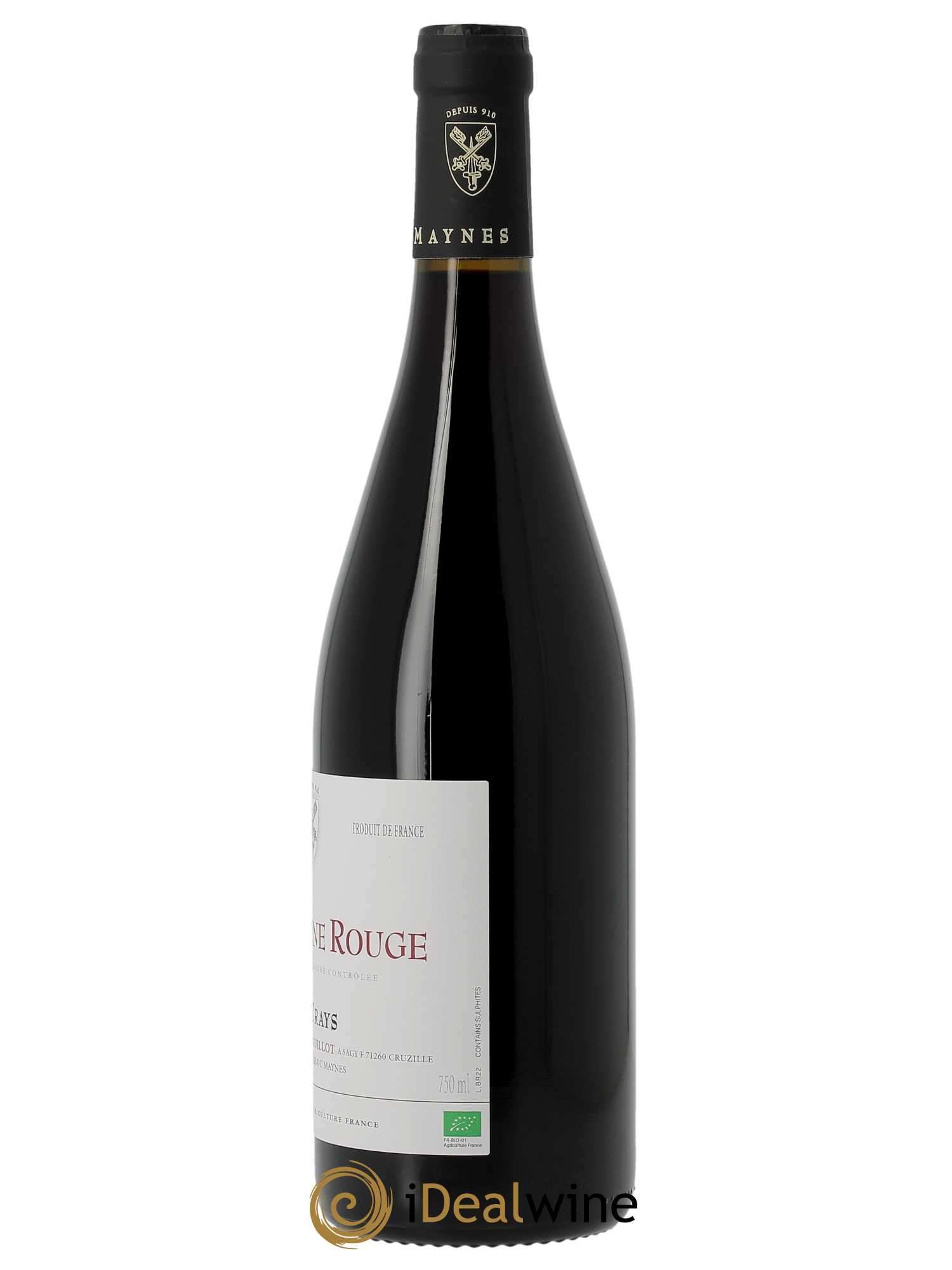 Bourgogne Les Crays Les Vignes du Maynes  2022 - Lot de 1 Bouteille