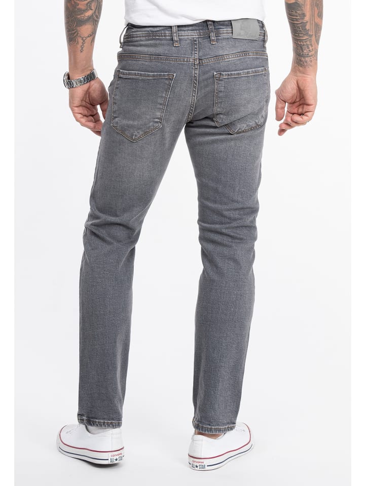 Rock Creek Jeans Straight Leg in Grau günstig kaufen