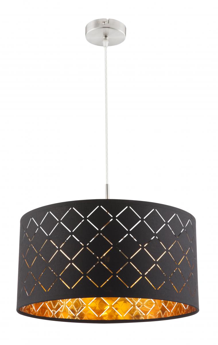 Globo Lighting - CLARKE - Hängeleuchte Metall Nickel matt, 1x E27