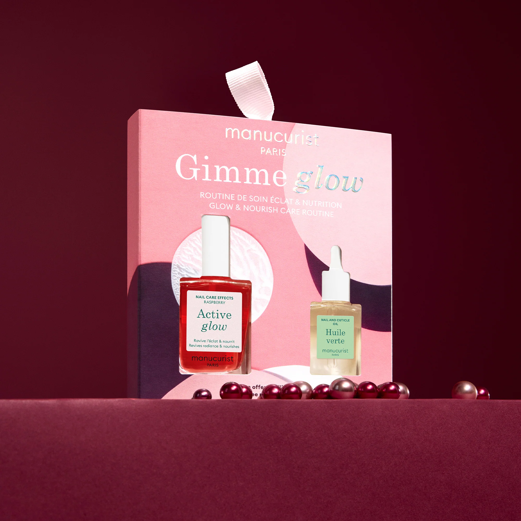 GIMME GLOW SET tretmani za nokte - Limitirano izdanje za Božić 2025. - Set za šminkanje, tretman noktiju