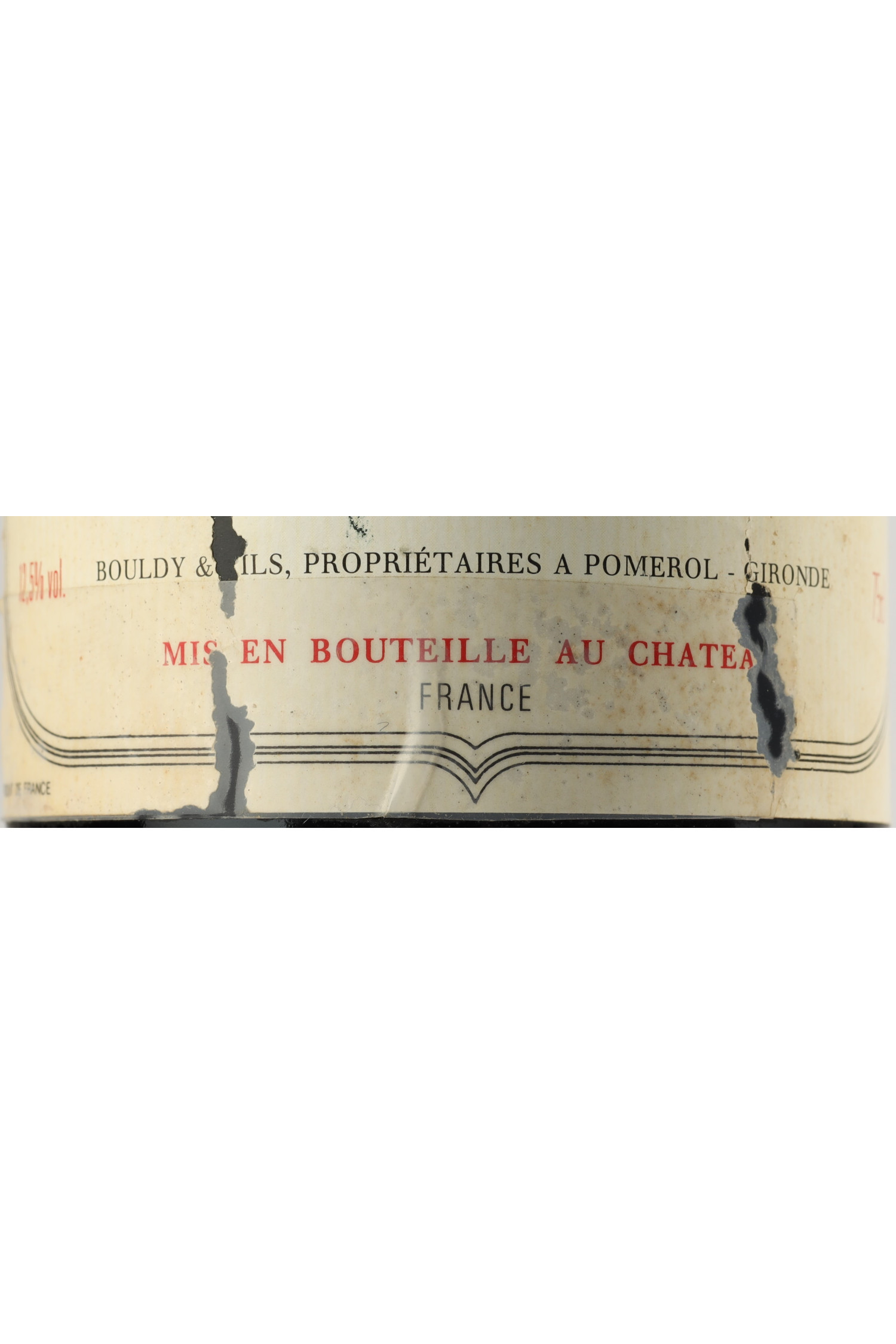 Château Bellegrave 1987, Pomerol
