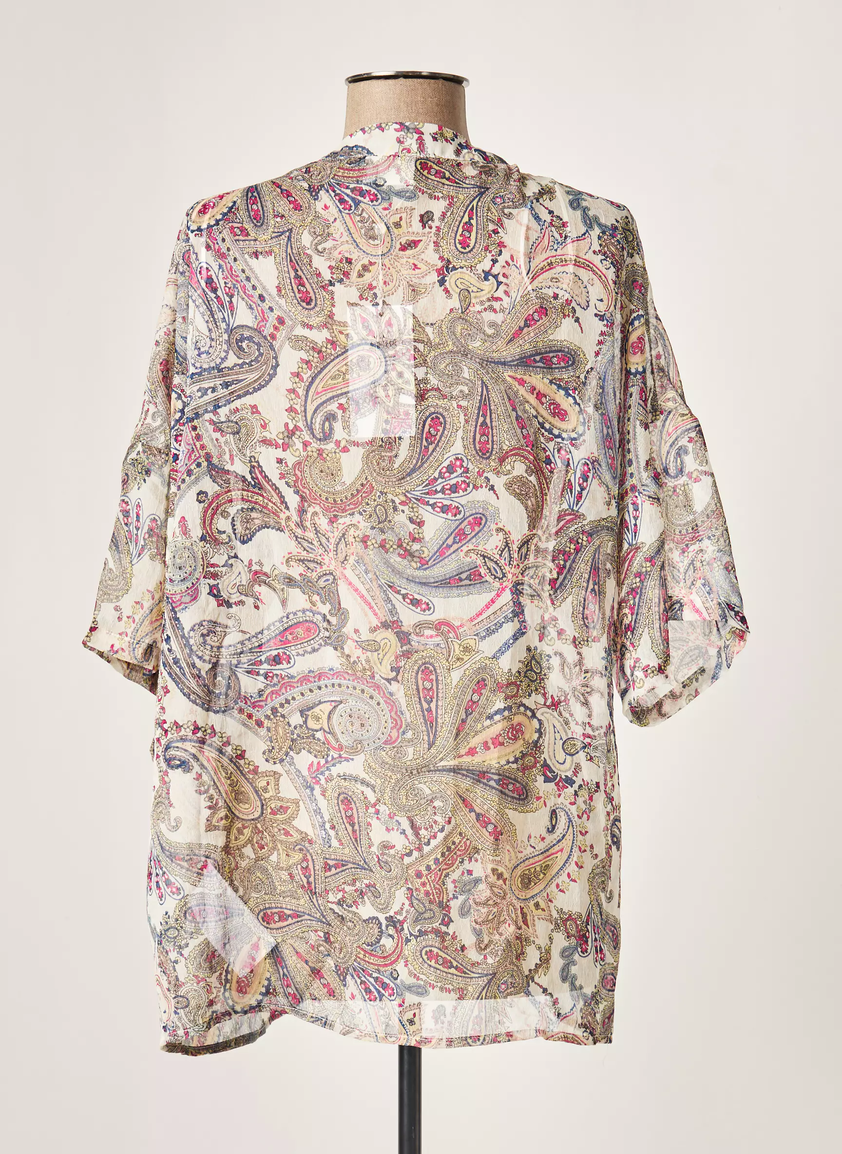 Vila Vestes Kimono Femme couleur blanc