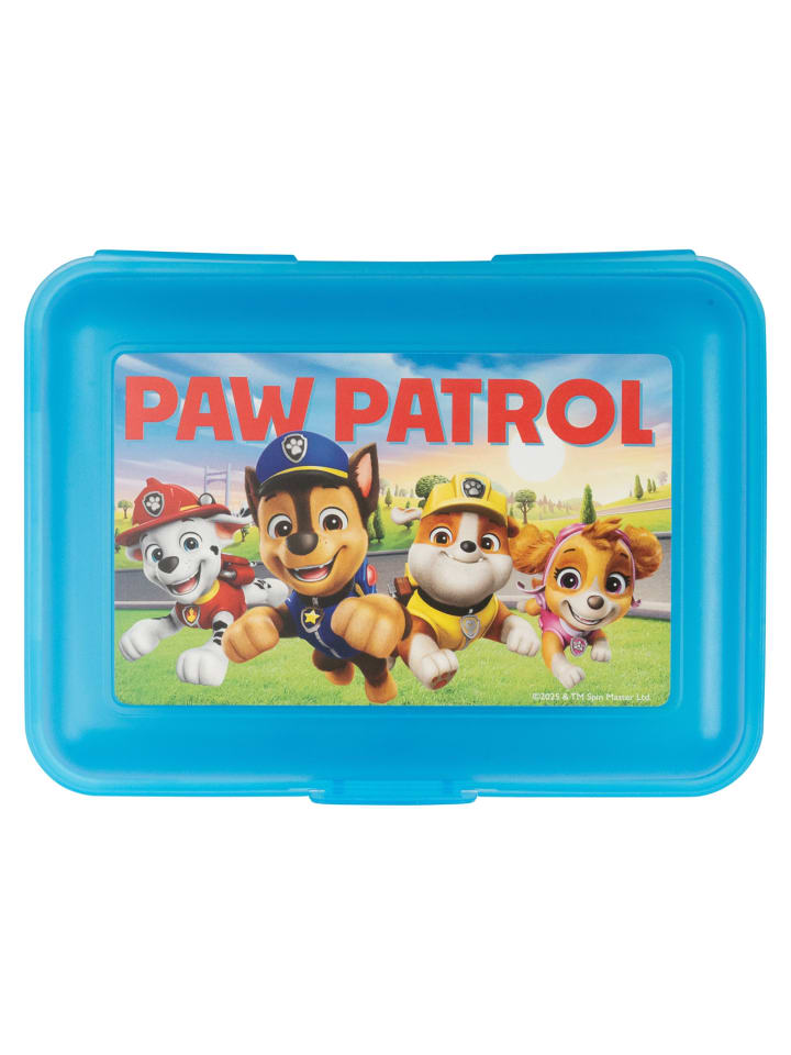 Paw Patrol Paw Patrol Brotdose Paw Crew Lunchbox Butterbrotdose mit Trennwand in blau günstig kaufen onesize
