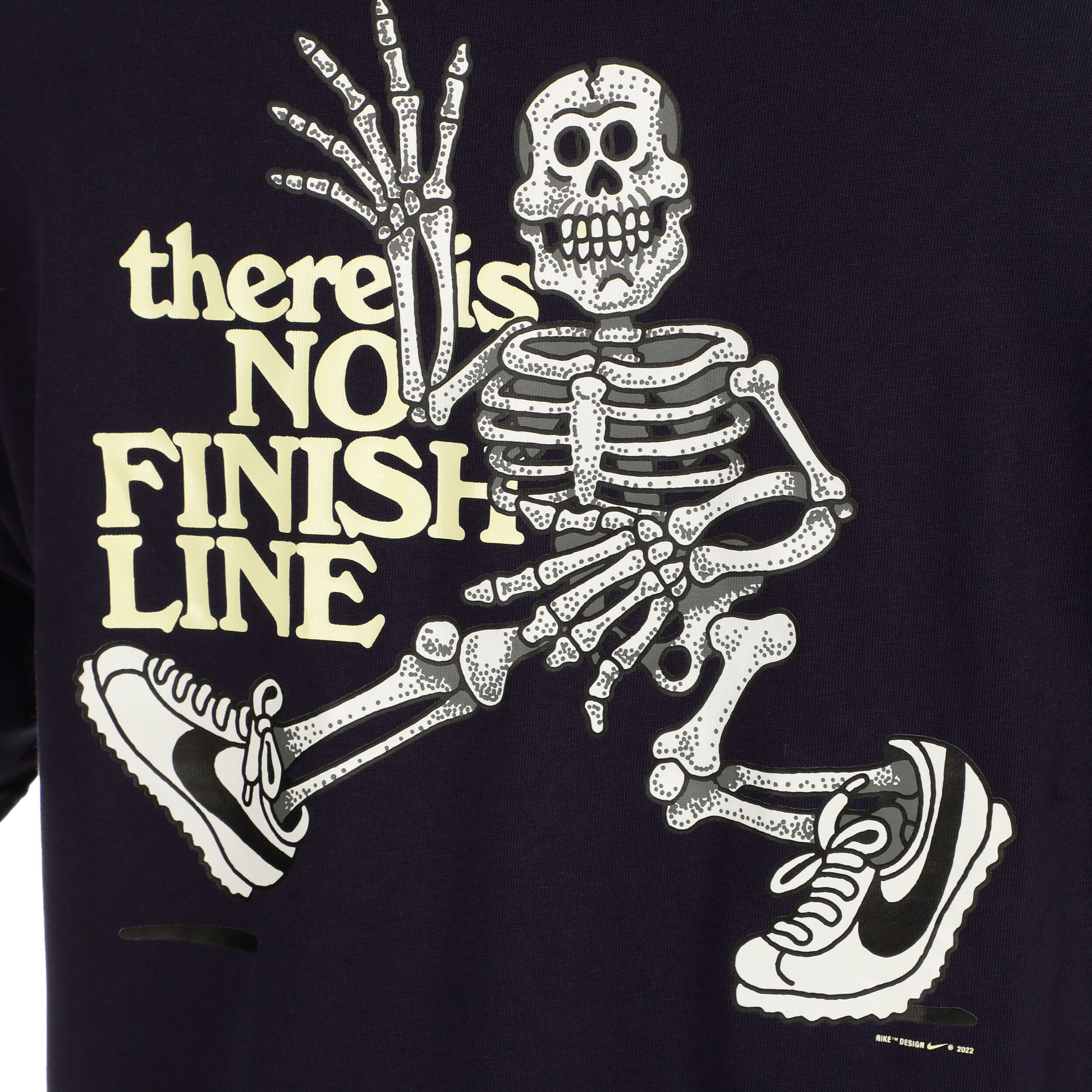 No Finish No Glow T-Shirt Herren - Schwarz, Blau