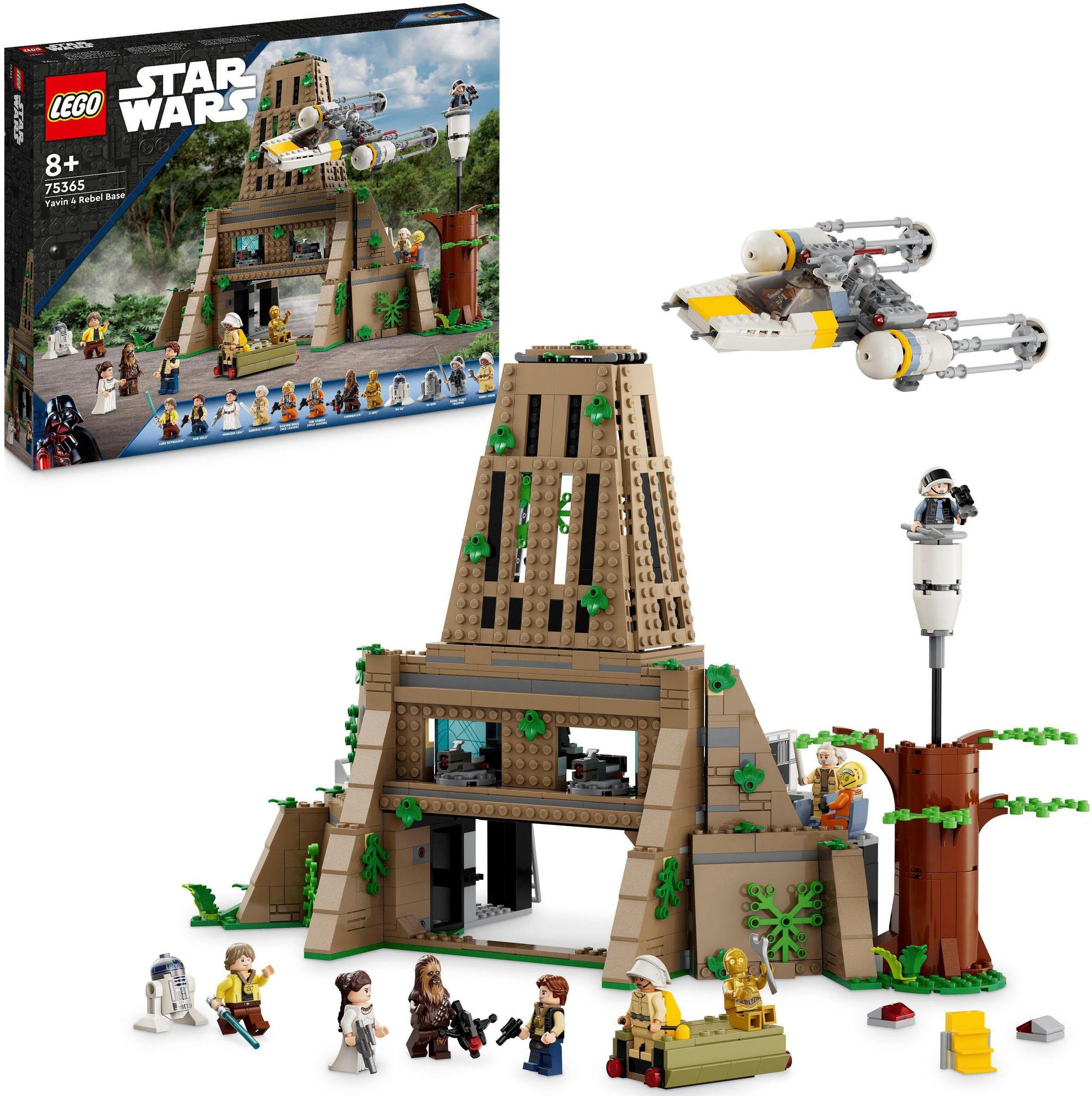 LEGO® Konstruktionsspielsteine Rebellenbasis auf Yavin 4 (75365), LEGO® Star Wars, (1066 St), Made in Europe