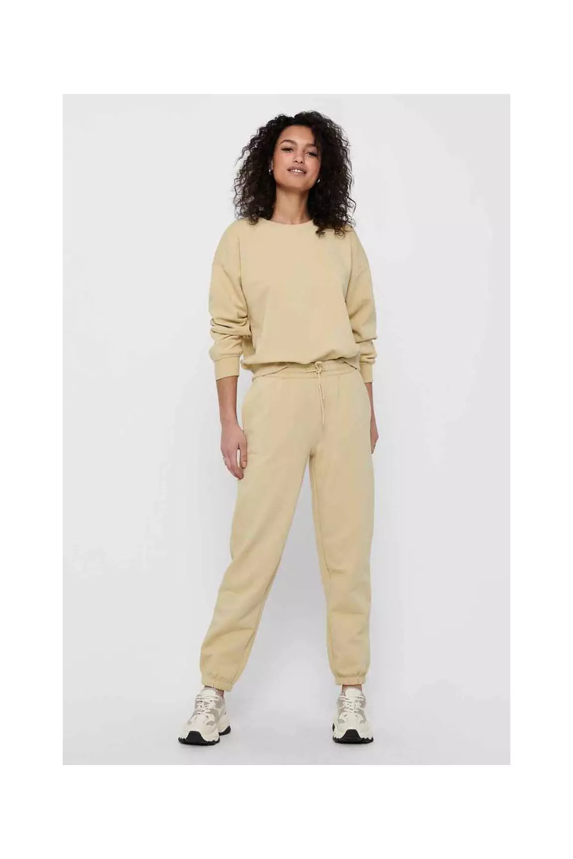 Only Sweats Femme couleur beige