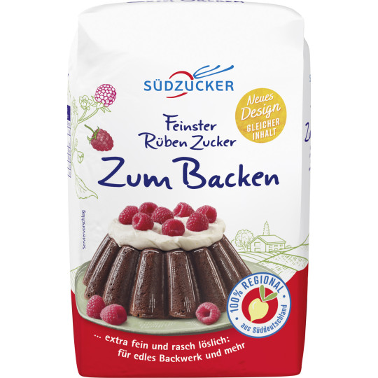 Südzucker Feinster Back Zucker 1KG