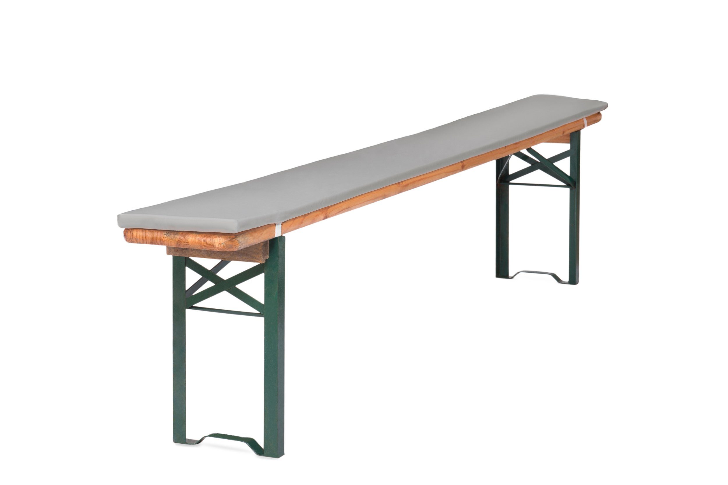 TexDeko Bankauflage Bierbankauflagen-Set mit Tischdecke 100x250cm (universal) 3TLG Set, (Set, 2x Auflage + 1x Tischdecke), blickdicht & waschbar