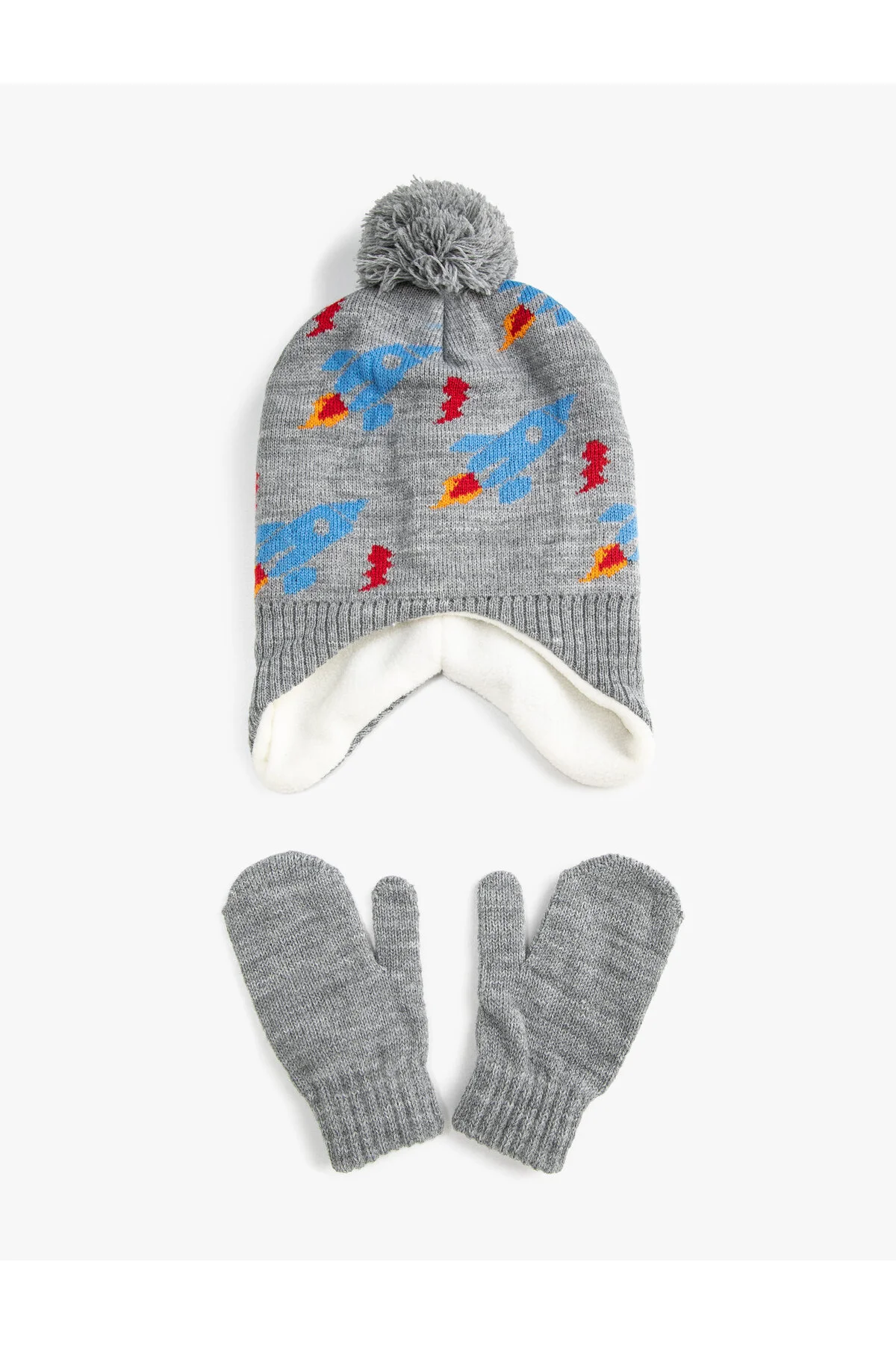 Koton  2-teiliges Set aus Baskenmütze und Handschuhen