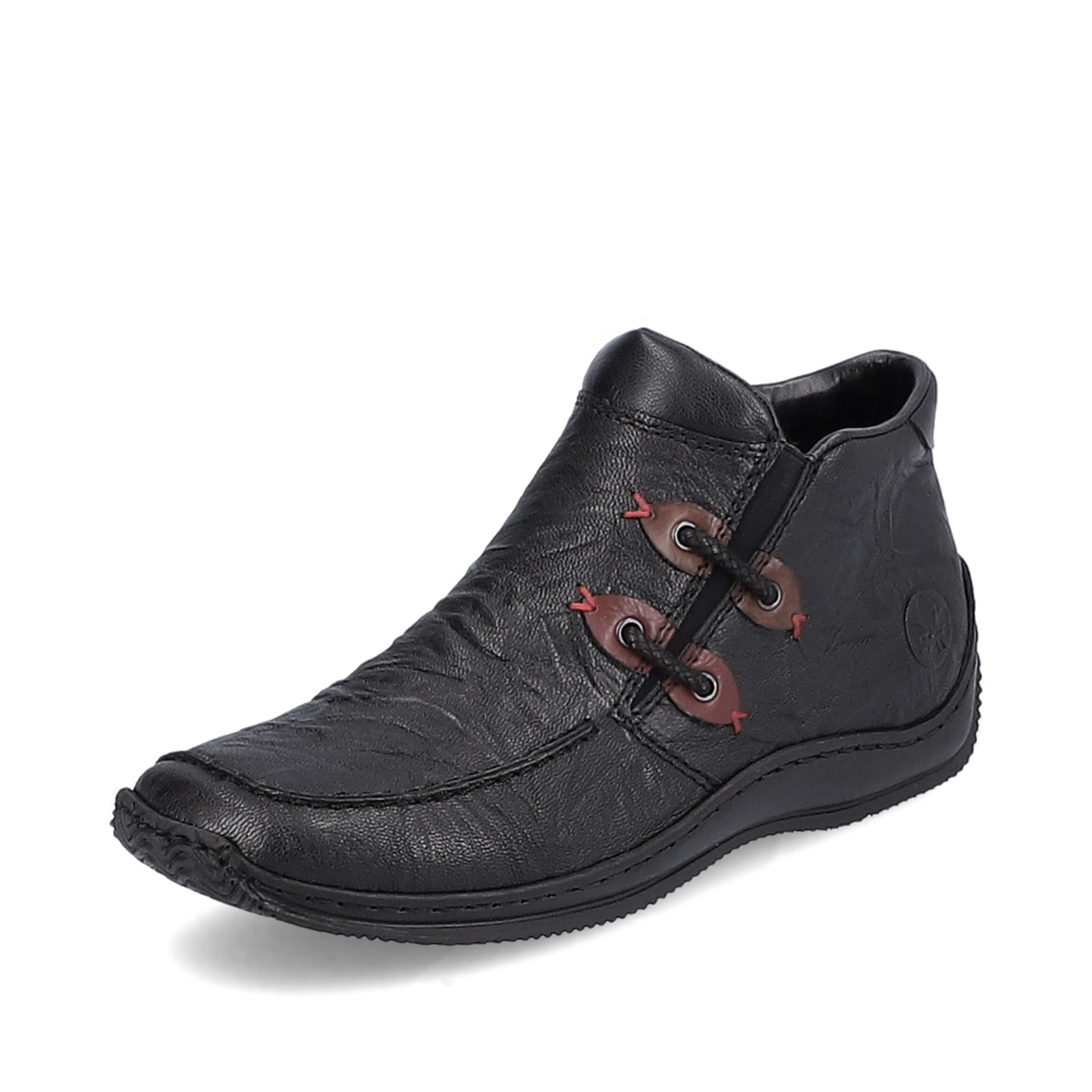 Rieker Damen Slipper asphaltschwarz