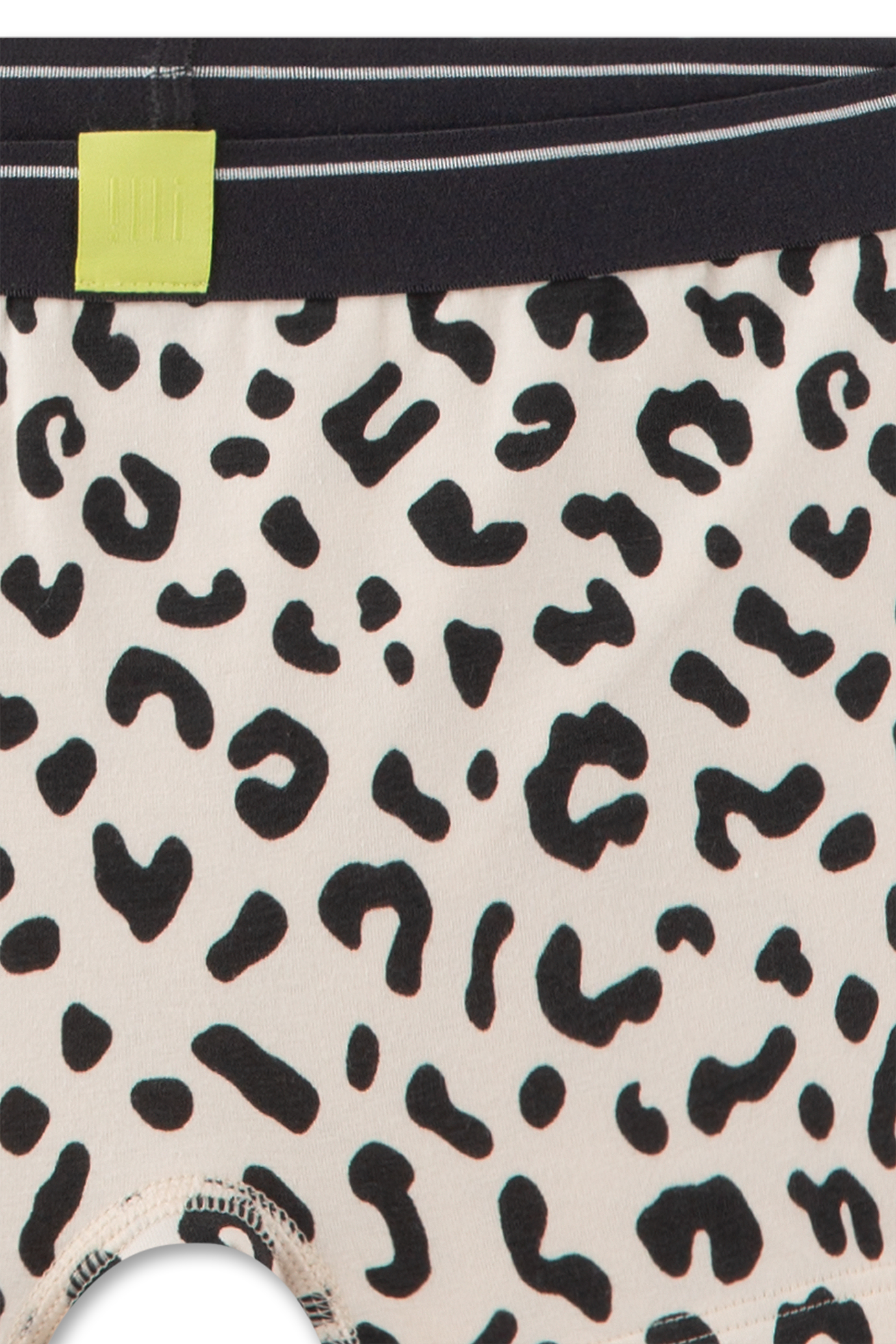 Mädchen-Shorty beige Leo-Allover