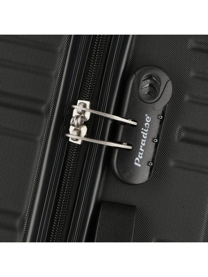 Check.In Paradise 4 Rollen Kofferset 3-teilig in schwarz günstig kaufen onesize