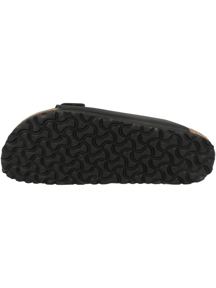 Birkenstock Sandale Arizona Naturleder schmal in schwarz günstig kaufen