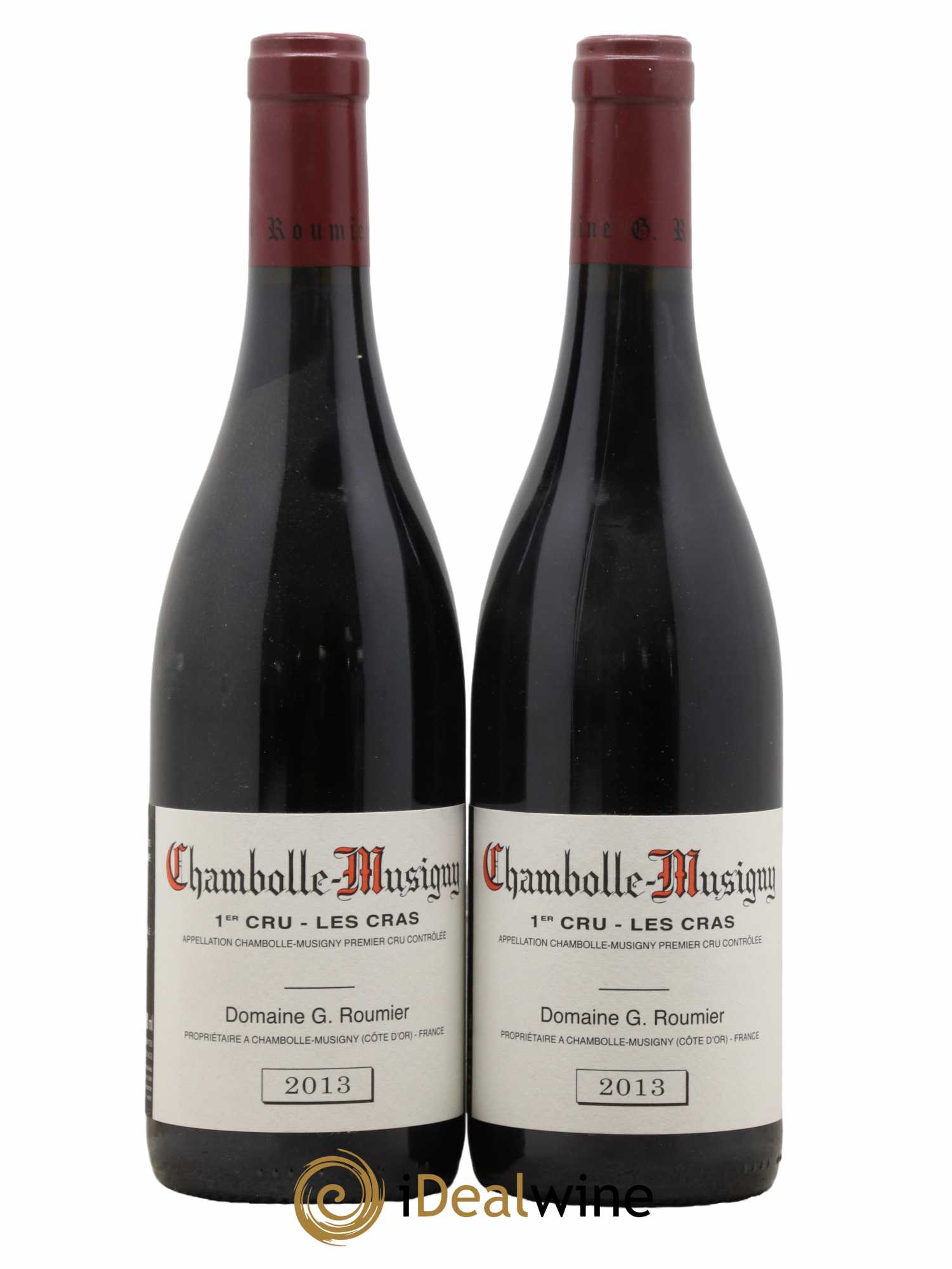 Chambolle-Musigny 1er Cru Les Cras Georges Roumier (Domaine)  2013 - Lot de 2 Bouteilles