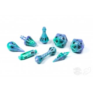 PolyHero Wizard 8 Dice Set Aether Mist (8)