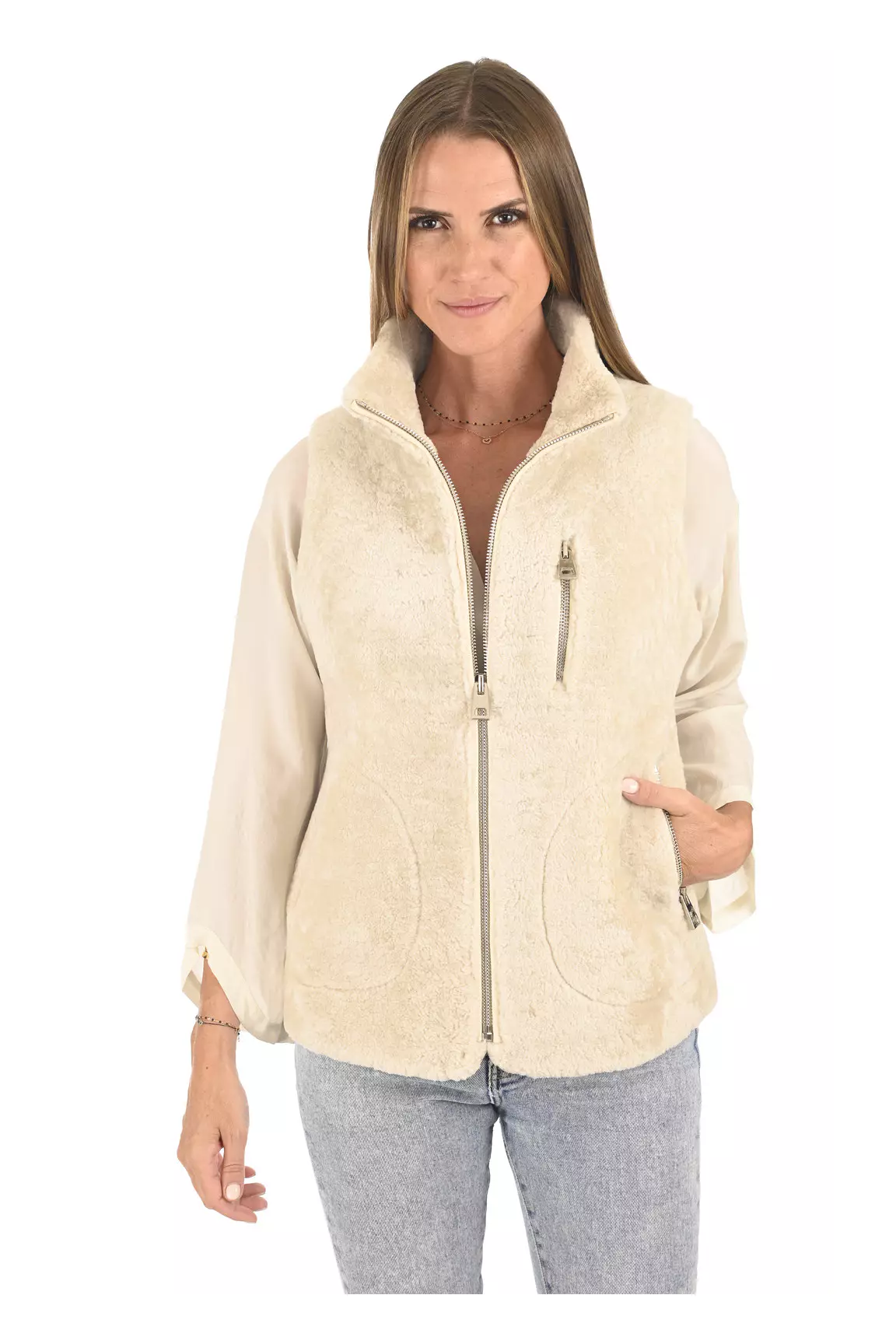 Levinsky Autres Gilets Femme couleur beige