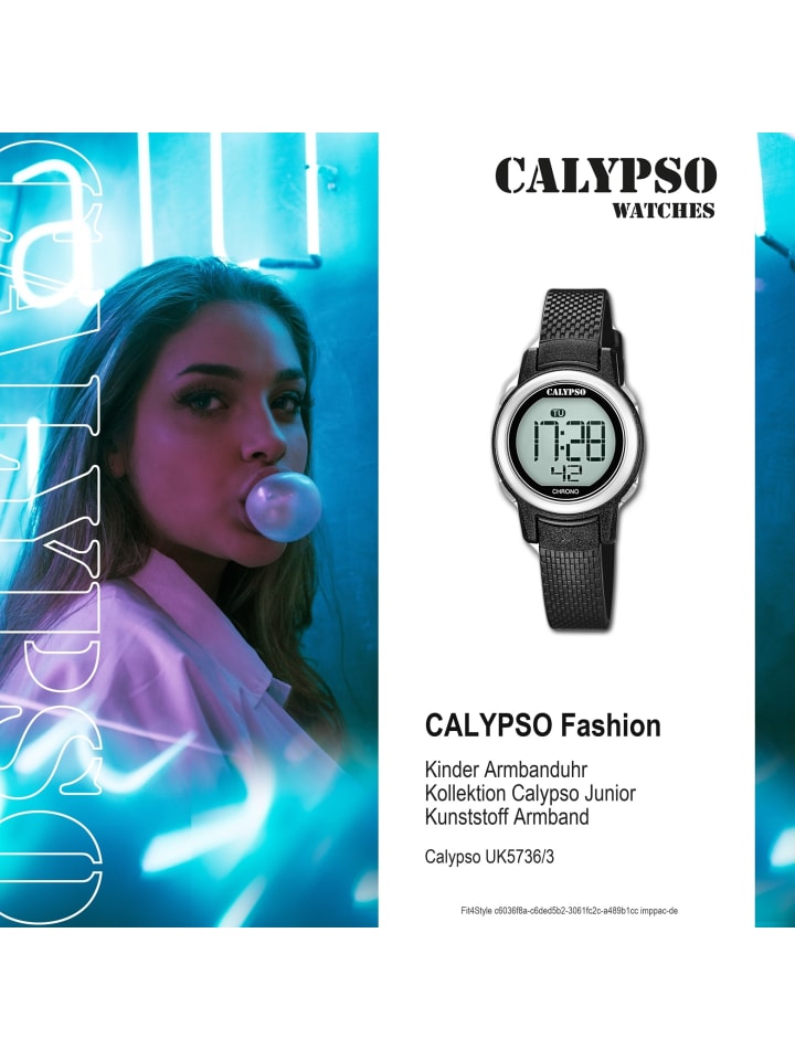 Calypso Digital-Armbanduhr Calypso Junior schwarz klein (ca. 29mm) günstig kaufen onesize