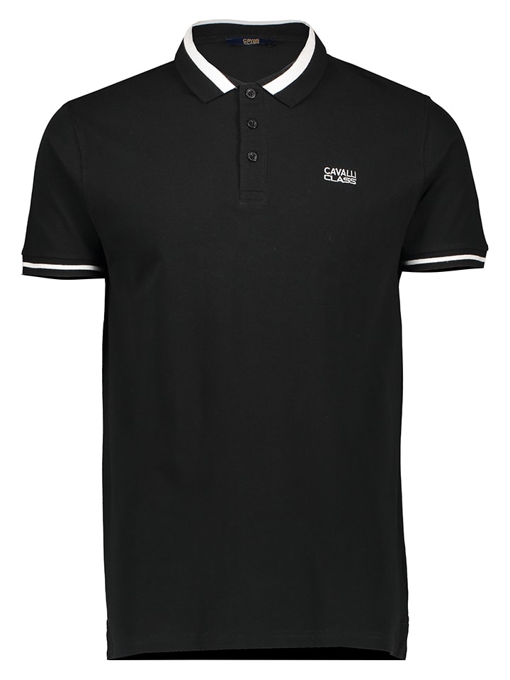 cavalli CLASS Poloshirt in Schwarz günstig kaufen