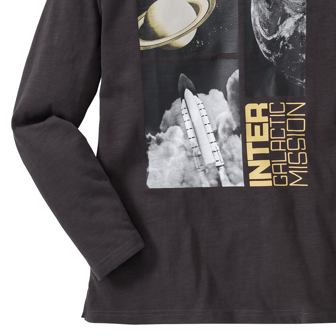 Jungen Langarmshirt mit Foto-Print