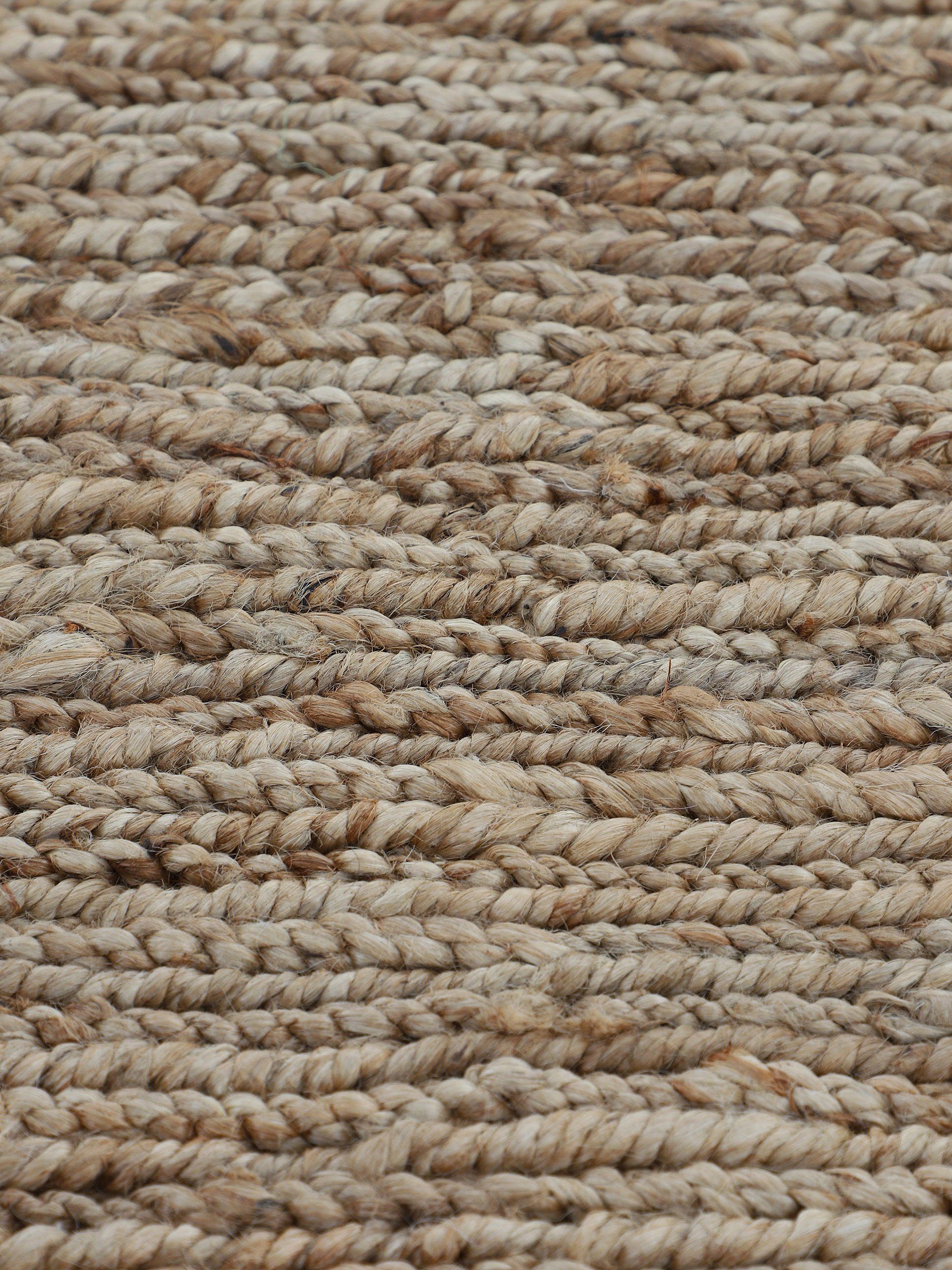 Läufer Nala Juteteppich, carpetfine, rechteckig, Höhe: 9 mm, wendbar, aus 100% Jute, in vielen Größen und Formen, quadratisch, rund