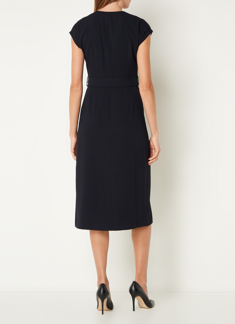 Abito chemisier midi Hobbs Tania con cintura da annodare