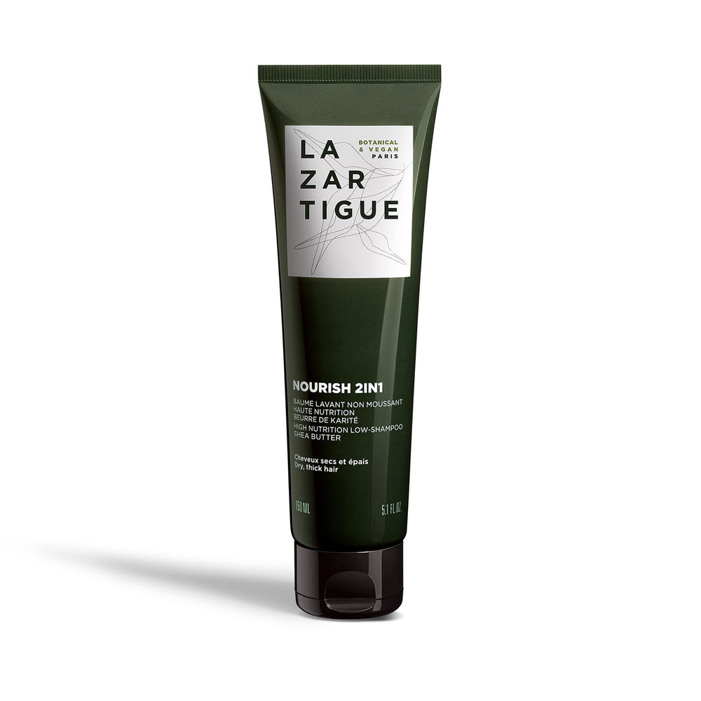 lazartigue NOURISH 2in1 BAUME LAVANT HAUTE NUTRITION Baume lavant non moussant nourissant, cheveux secs
