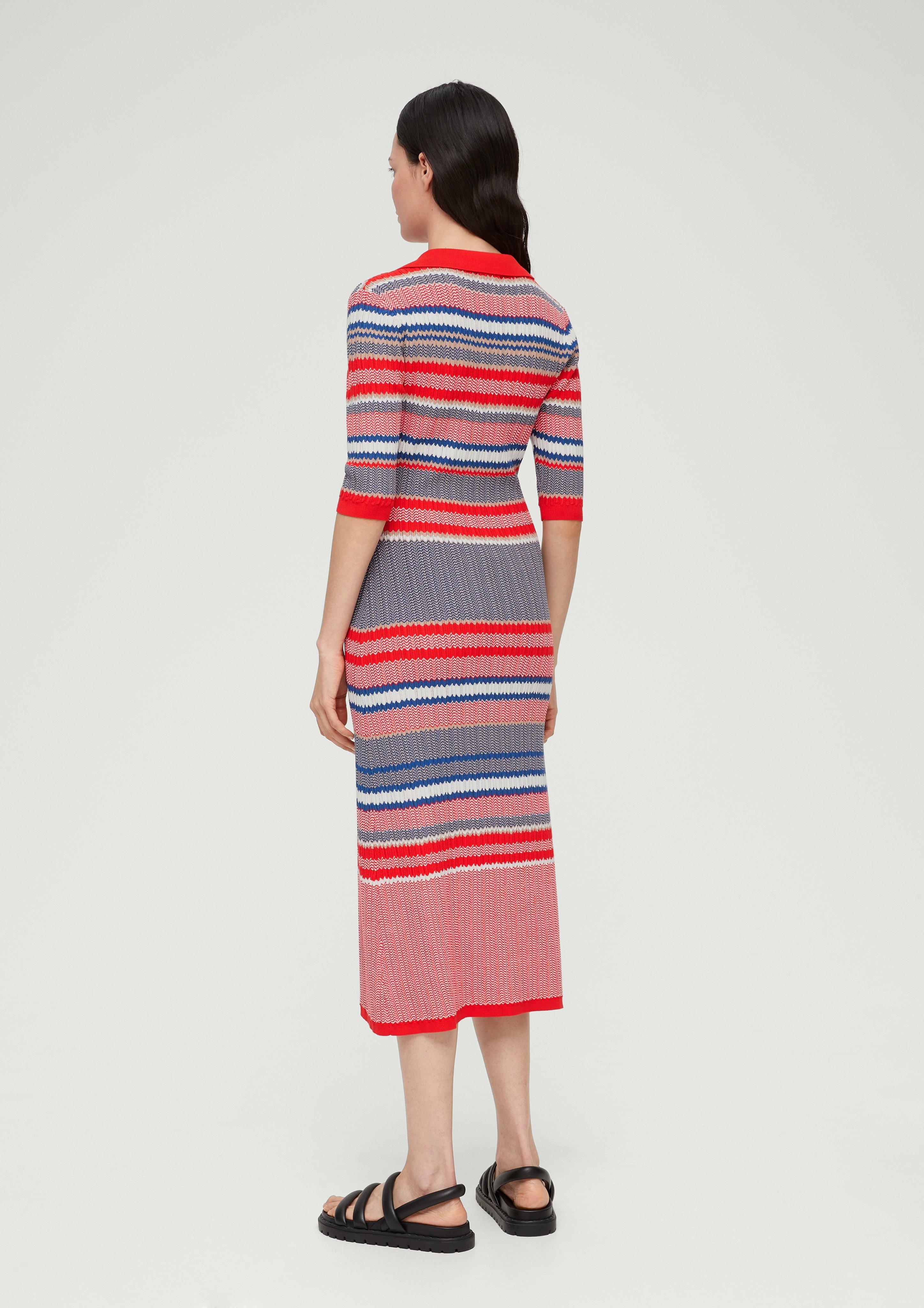 Midikleid mit Streifenmuster  2130939-25X3