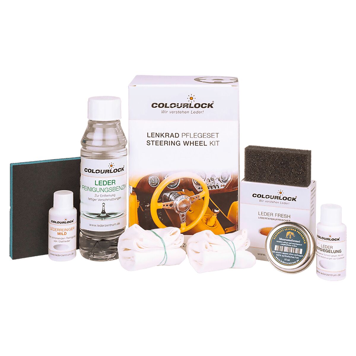 Colourlock - Lederreparatur Set Lenkrad schwarz