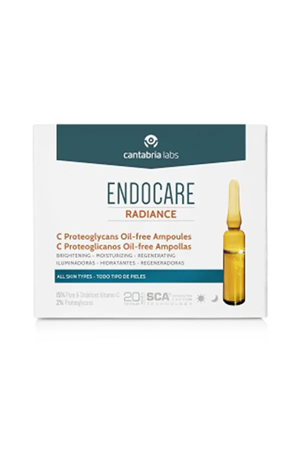 ENDOCARE  Radiance Proteoglicanos Ölfrei Ampollas 30 X Endocare 2 ml