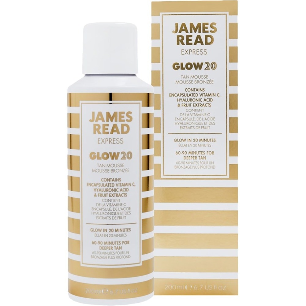 James Read Glow 20  Mousse bronzée auto-bronzant