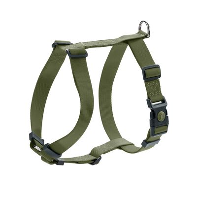 HUNTER Set: Geschirr London Vario Rapid + Führleine London, olivgrün