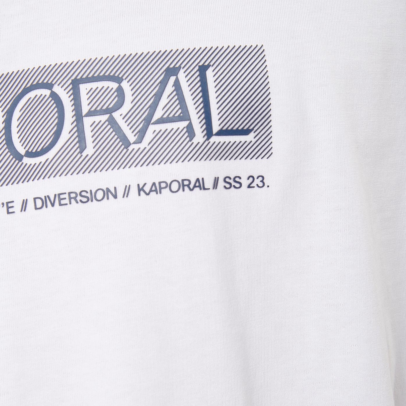 CYRIL  T-shirt blanc Homme en 100% coton