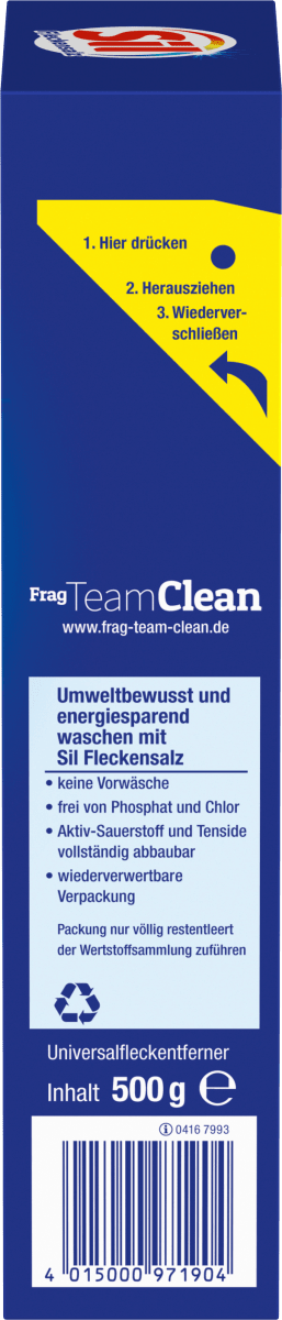 Fleckenentferner Salz All-in-1, 0,5 kg