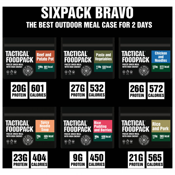 TACTICAL FOODPACK - Sixpack Bravo
