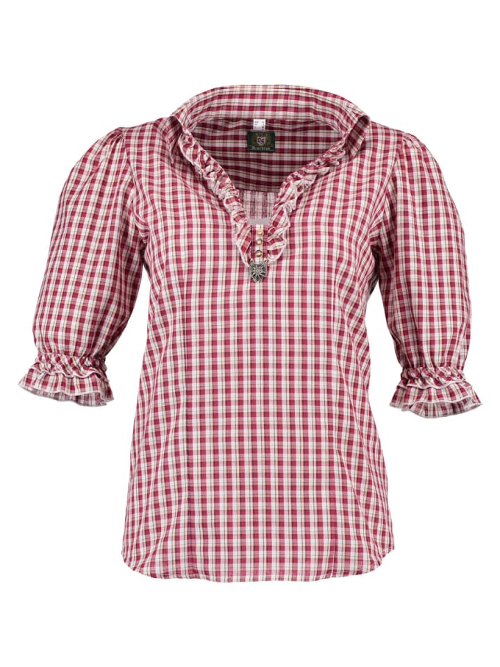 OS-Trachten Trachtenbluse Apoli in aubergine günstig kaufen 46