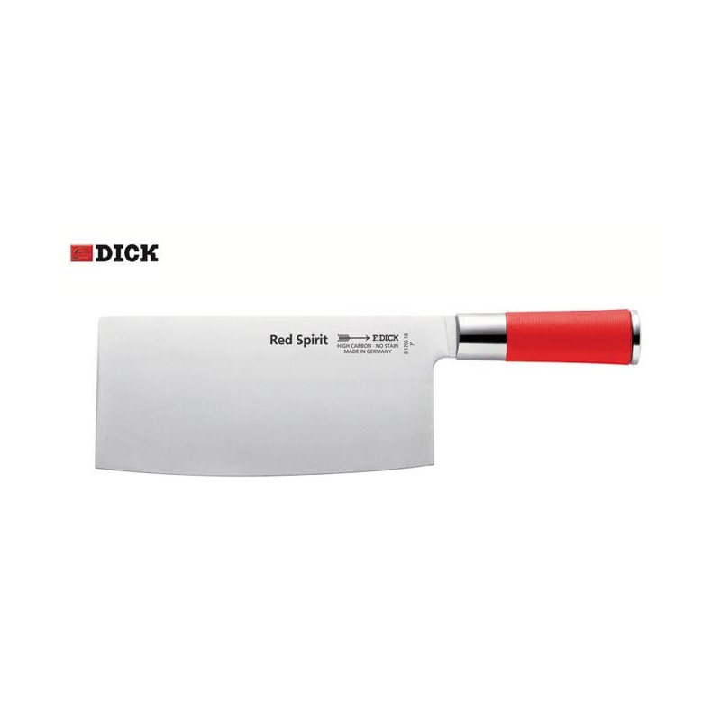 Dick red spirit chinesisches Messer zum Zerkleinern von 18 cm.