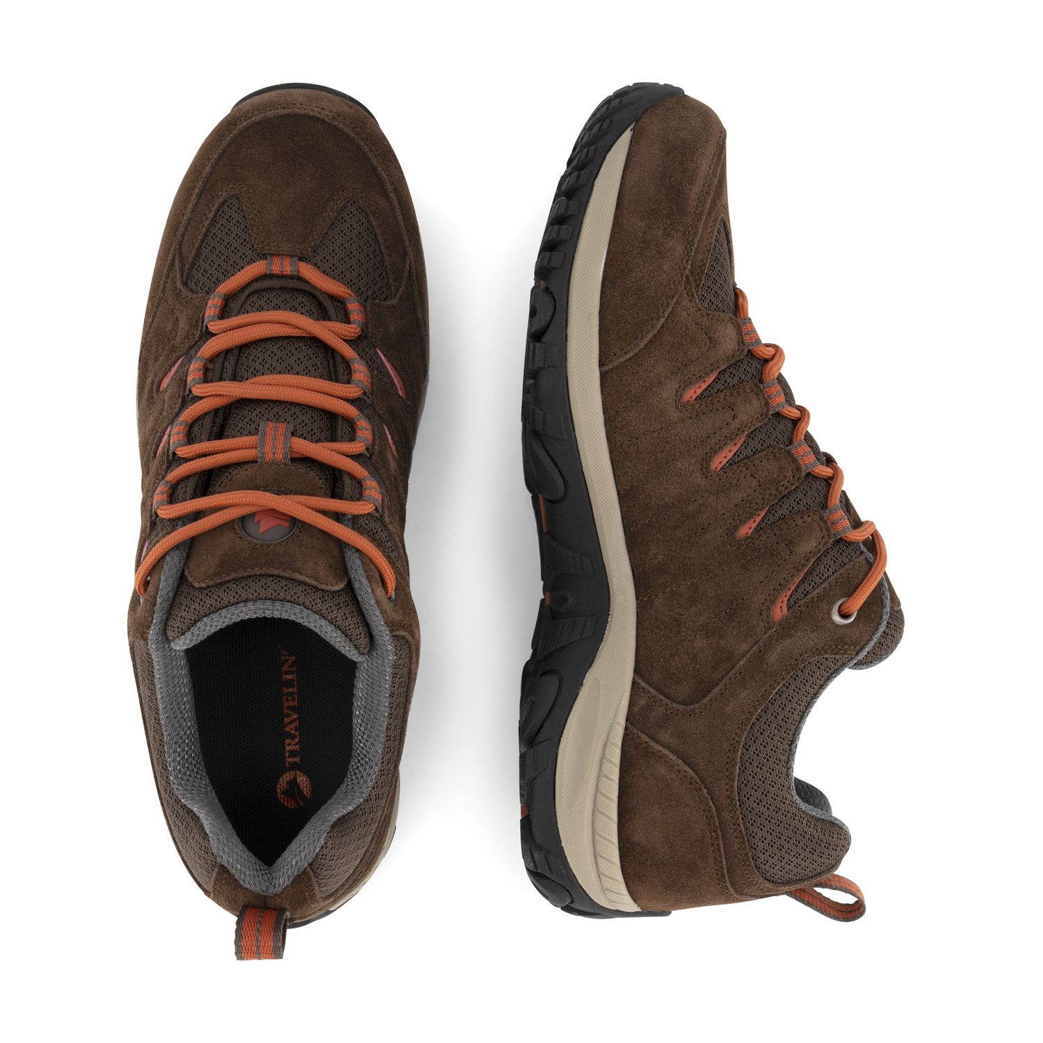 Travelin' Nyborg Low braune Herren Wanderschuhe