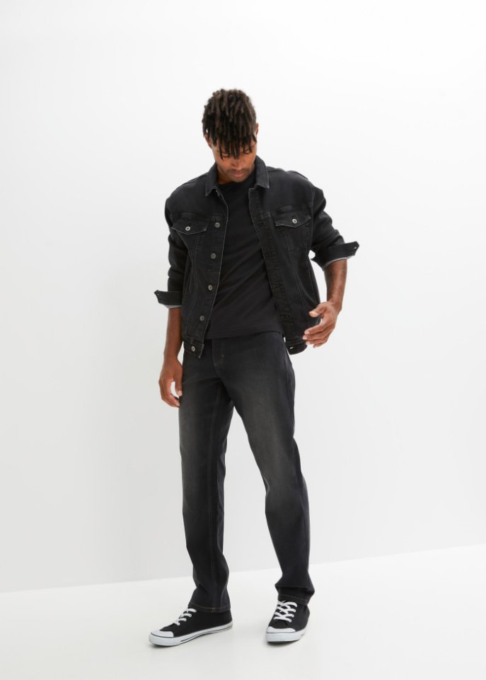 Regular Fit Stretch-Thermojeans, Straight