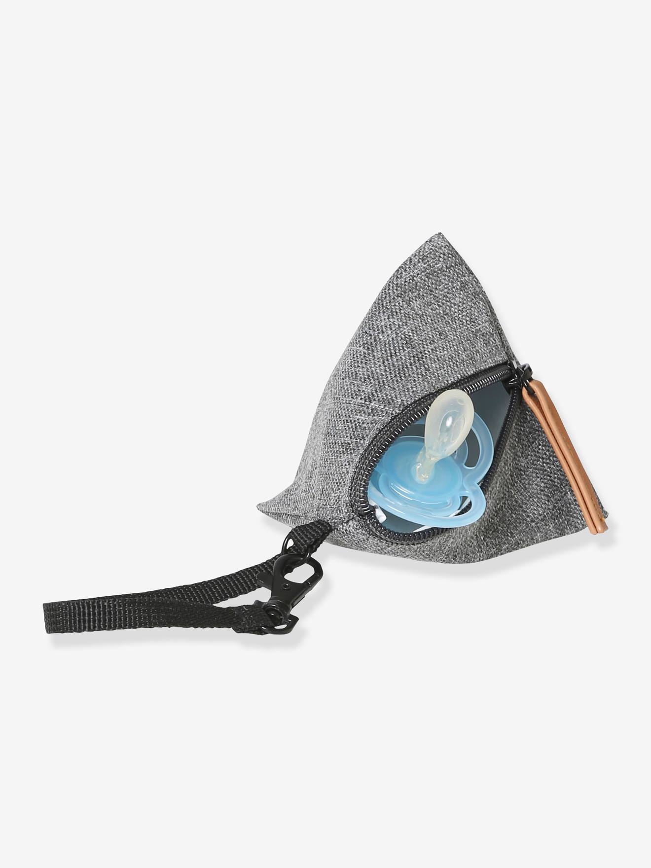 Pochette de rangement pour sucettes gris