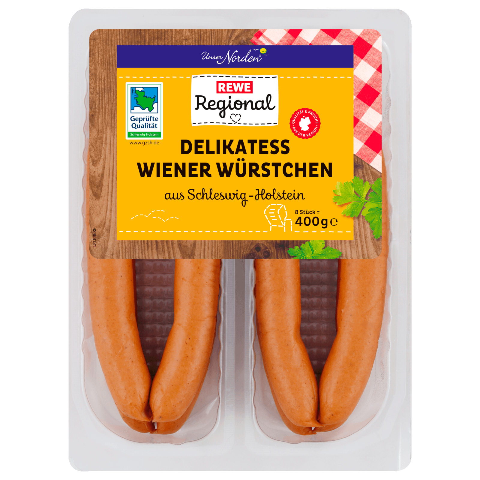 REWE Regional Delikatess Wiener 400g