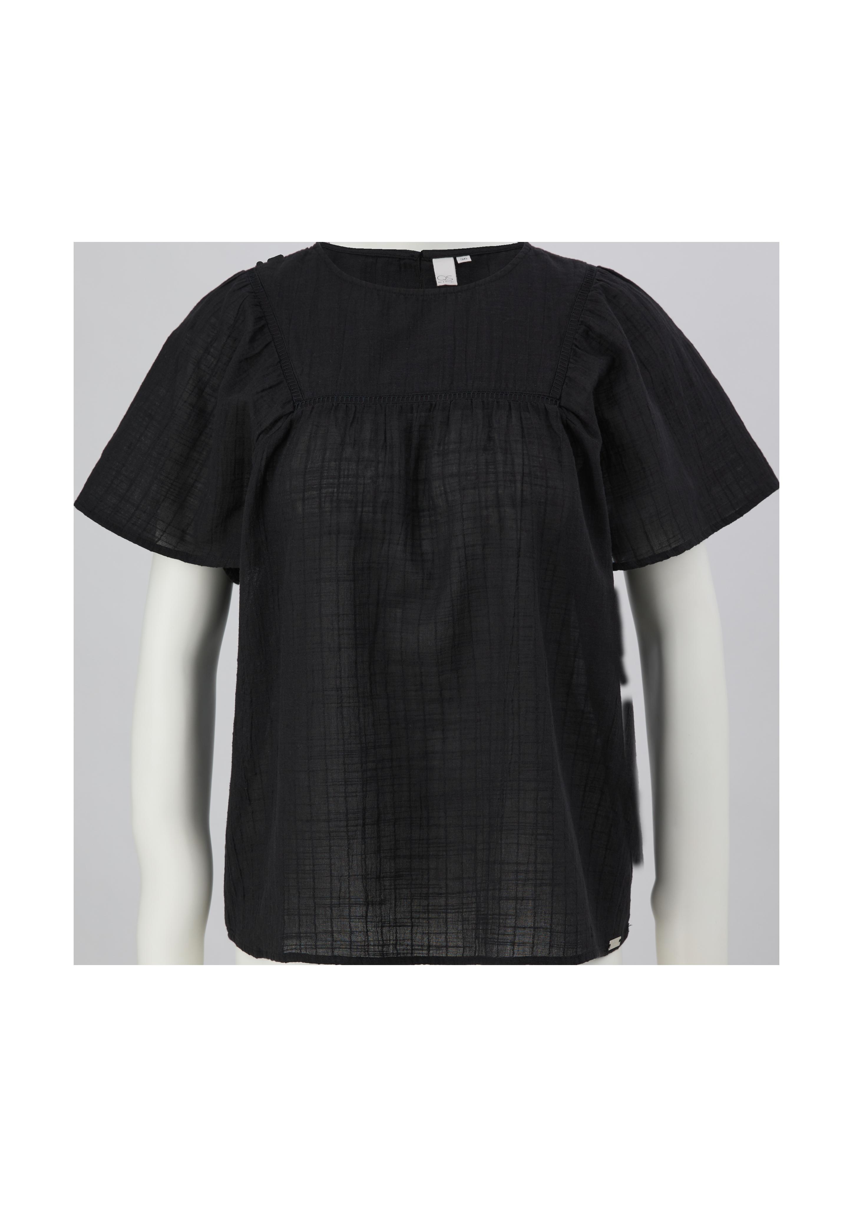 Bluse aus Baumwollcrêpe  2124572-9999