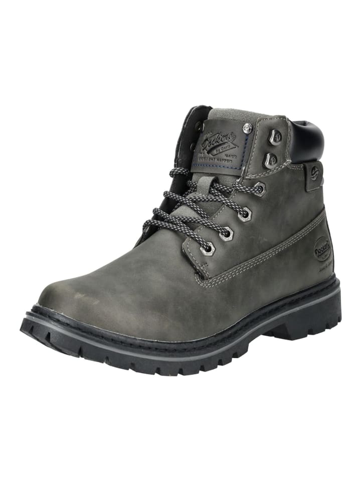 DOCKERS Stiefelette in Dunkelgrau günstig kaufen