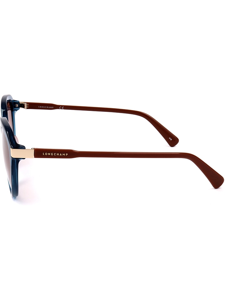 Longchamp Damen-Sonnenbrille in Blau/ Braun günstig kaufen 56