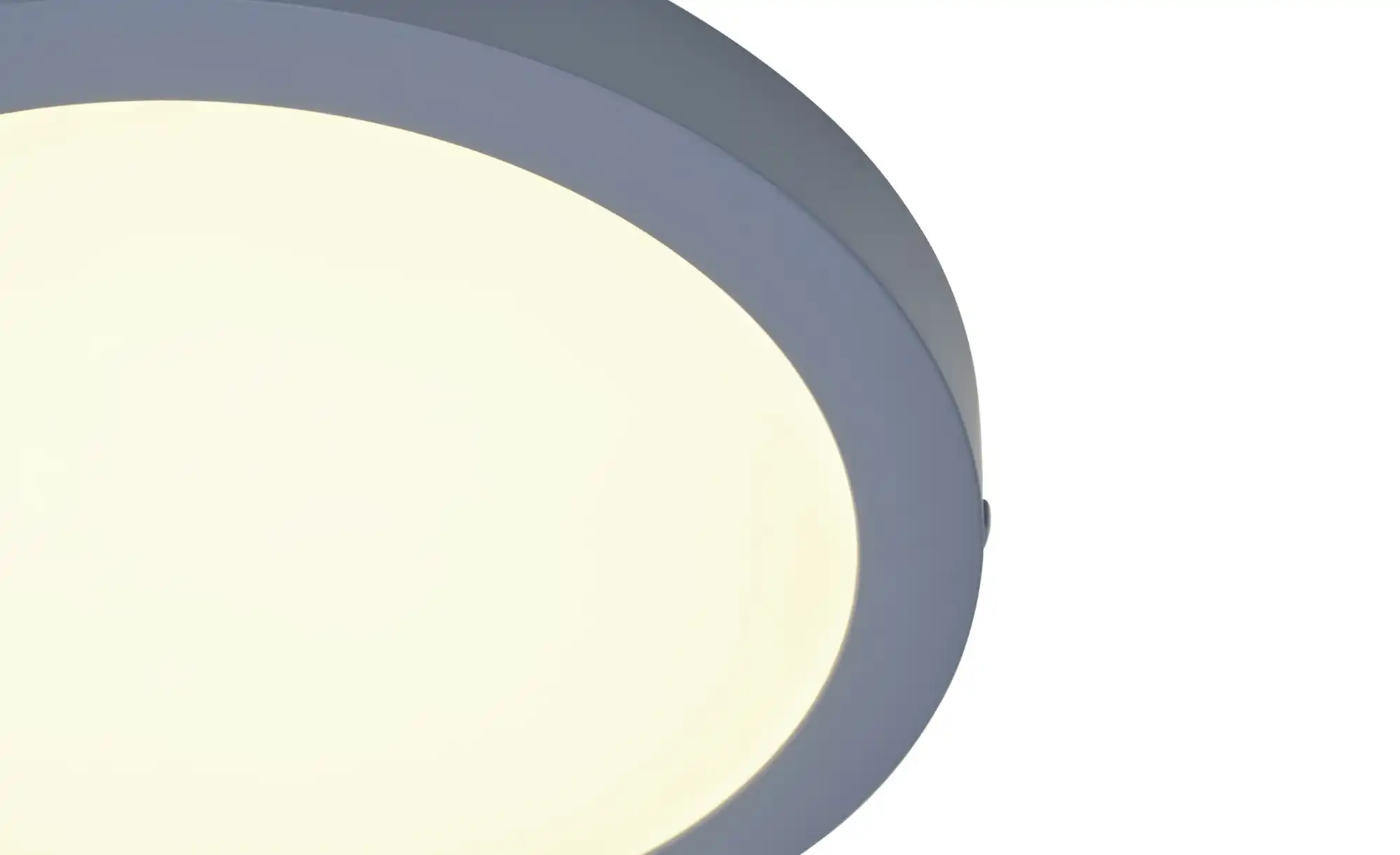 LED-Deckenleuchte, rund, hellblau
