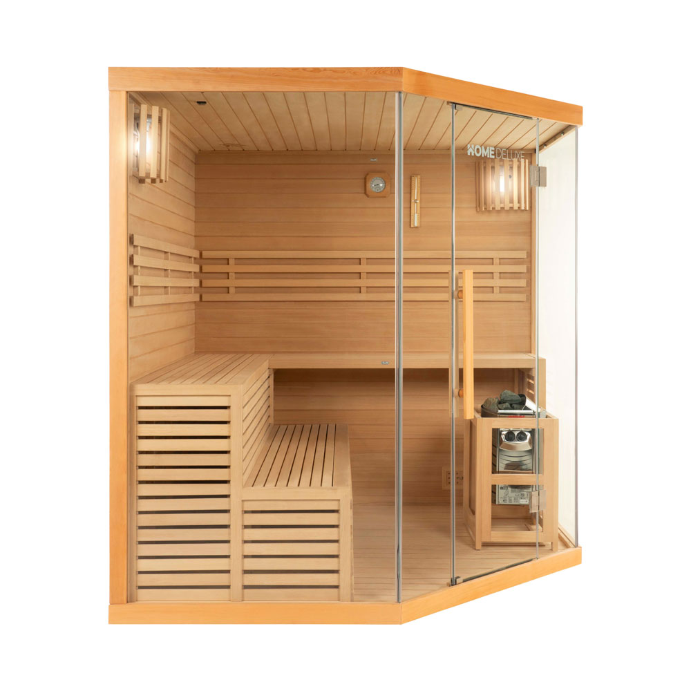 Home Deluxe Traditionelle Sauna SKYLINE XL BIG 200 x 200 cm