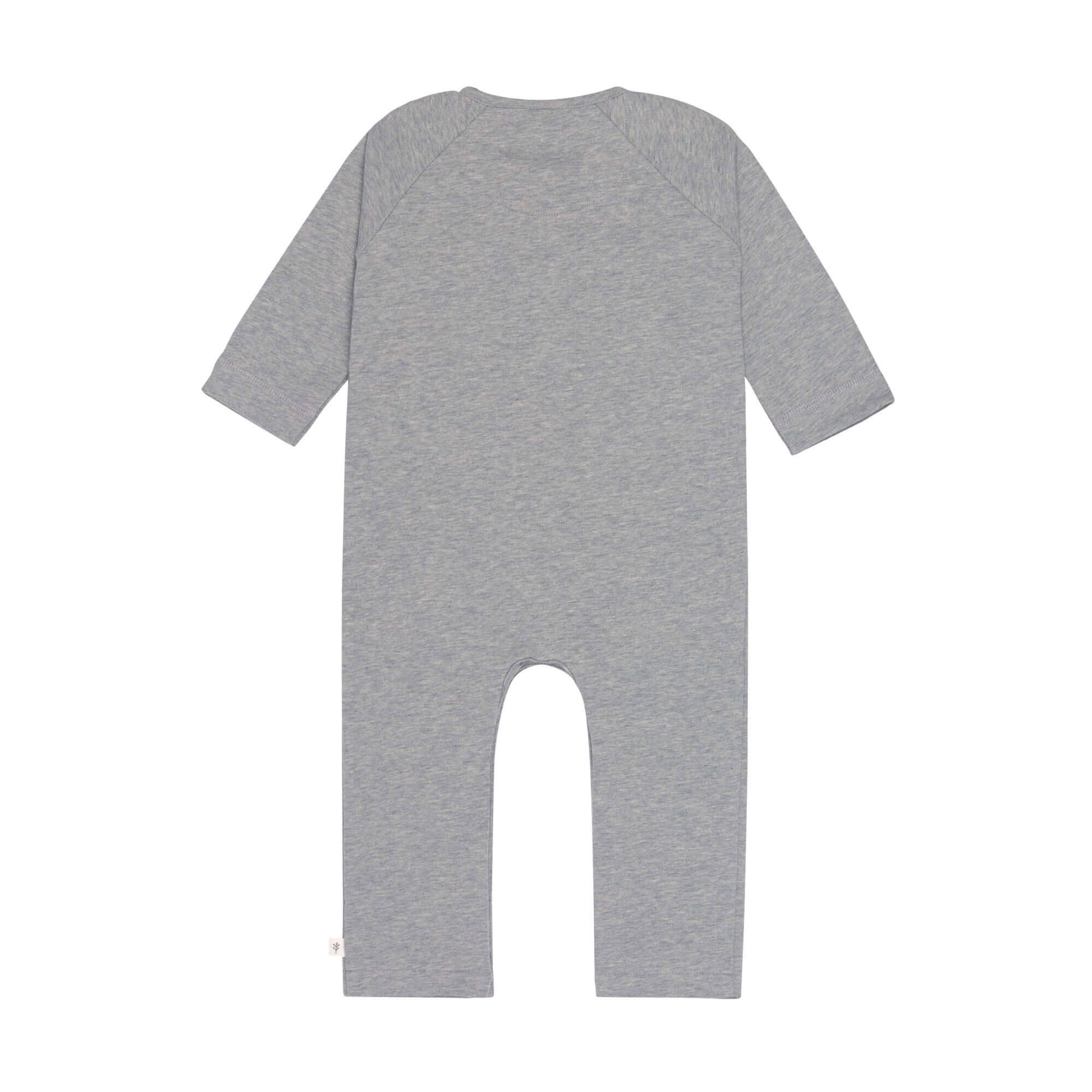 Strampler, Baby Overall - Bio Baumwolle, Grau