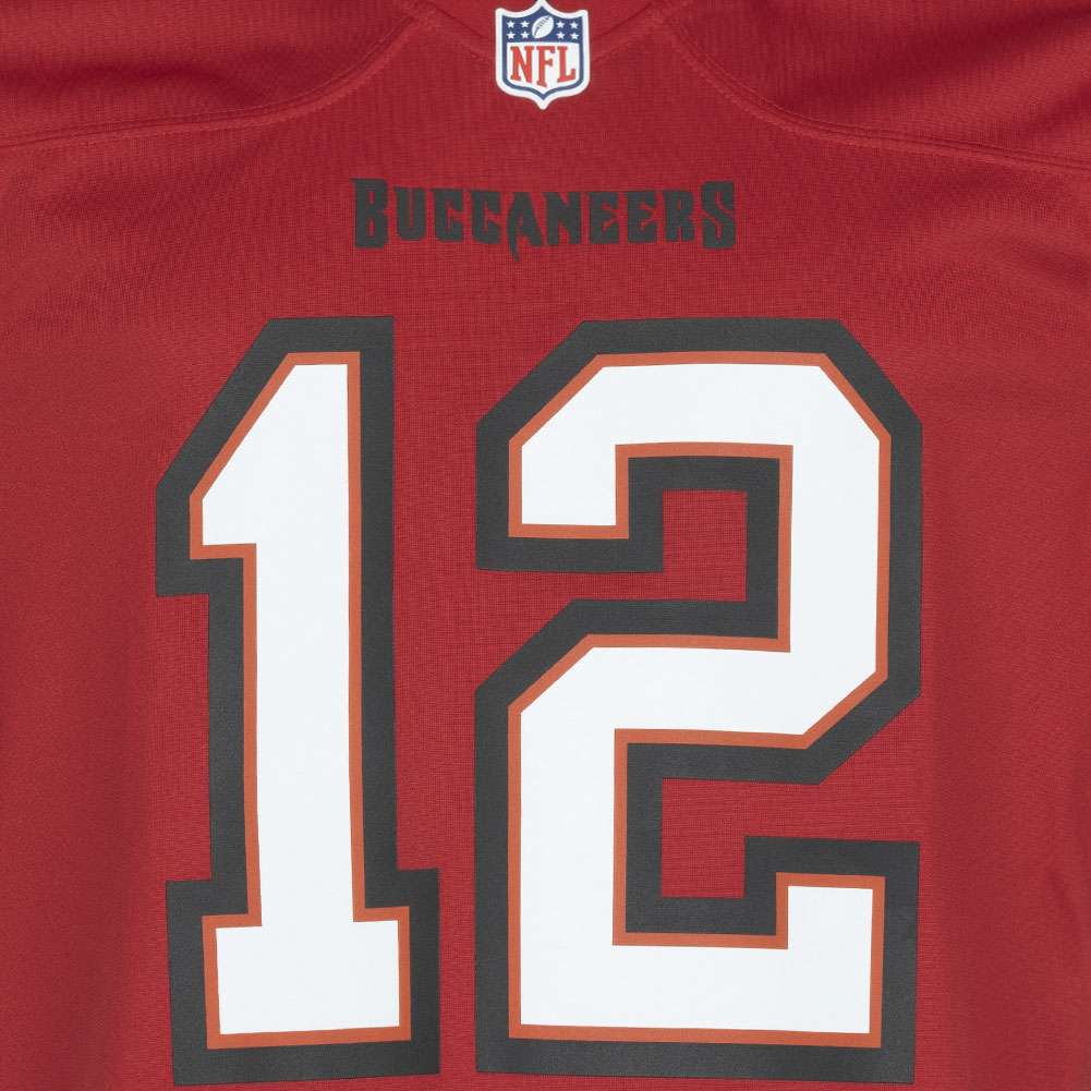 Tampa Bay Buccaneers NFL Nike #12 Tom Brady Herren American Football Trikot