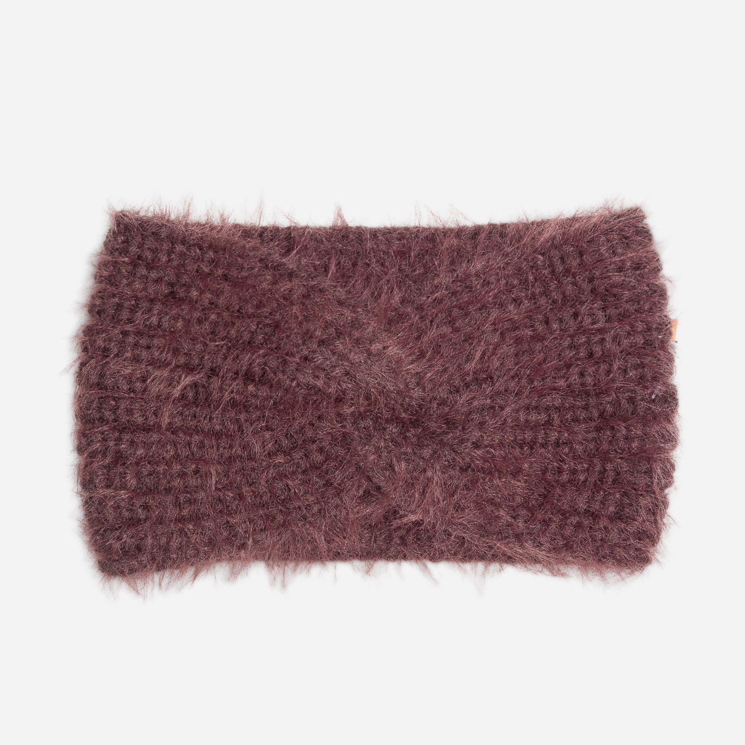 Headband bordeaux en tricot